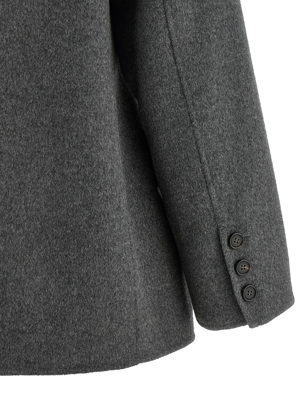 Gray Virgin Wool Blazer