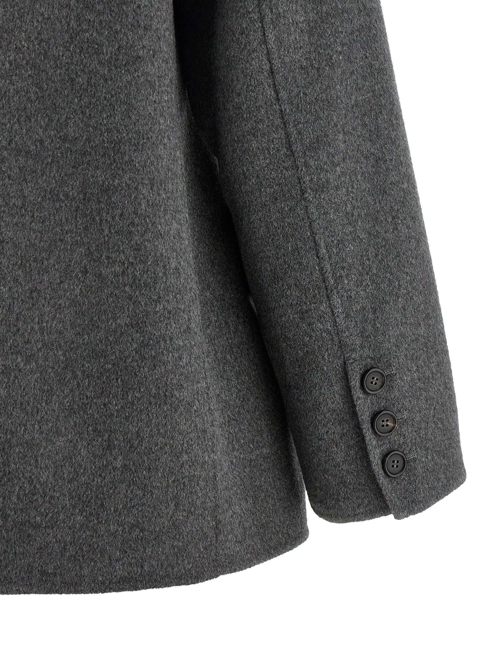 Gray Virgin Wool Blazer
