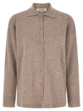 Beige Wool Cardigan