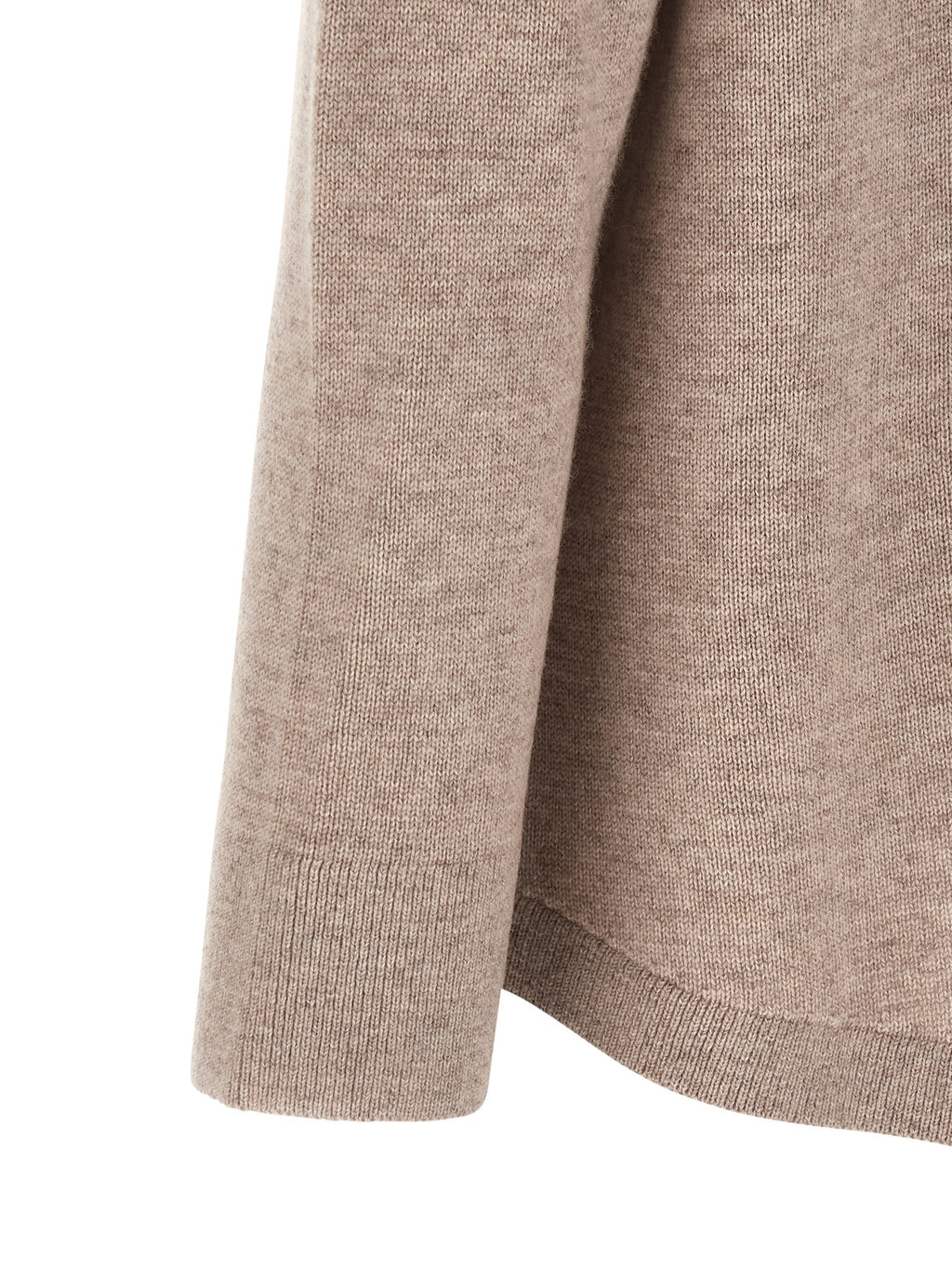 Beige Wool Cardigan