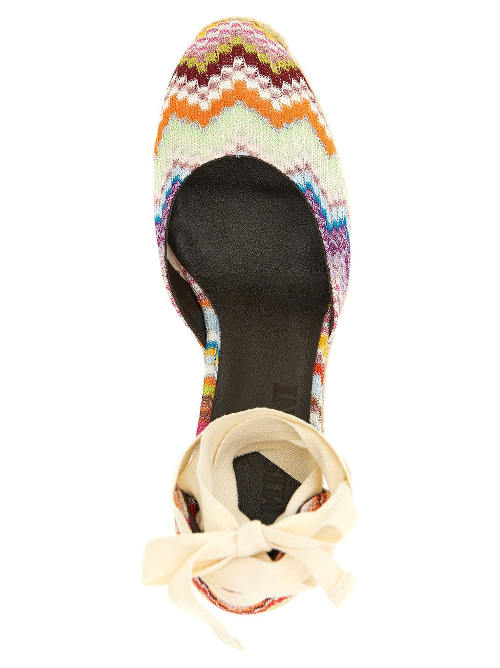 Multicolor Cowhide Wedge Sandals