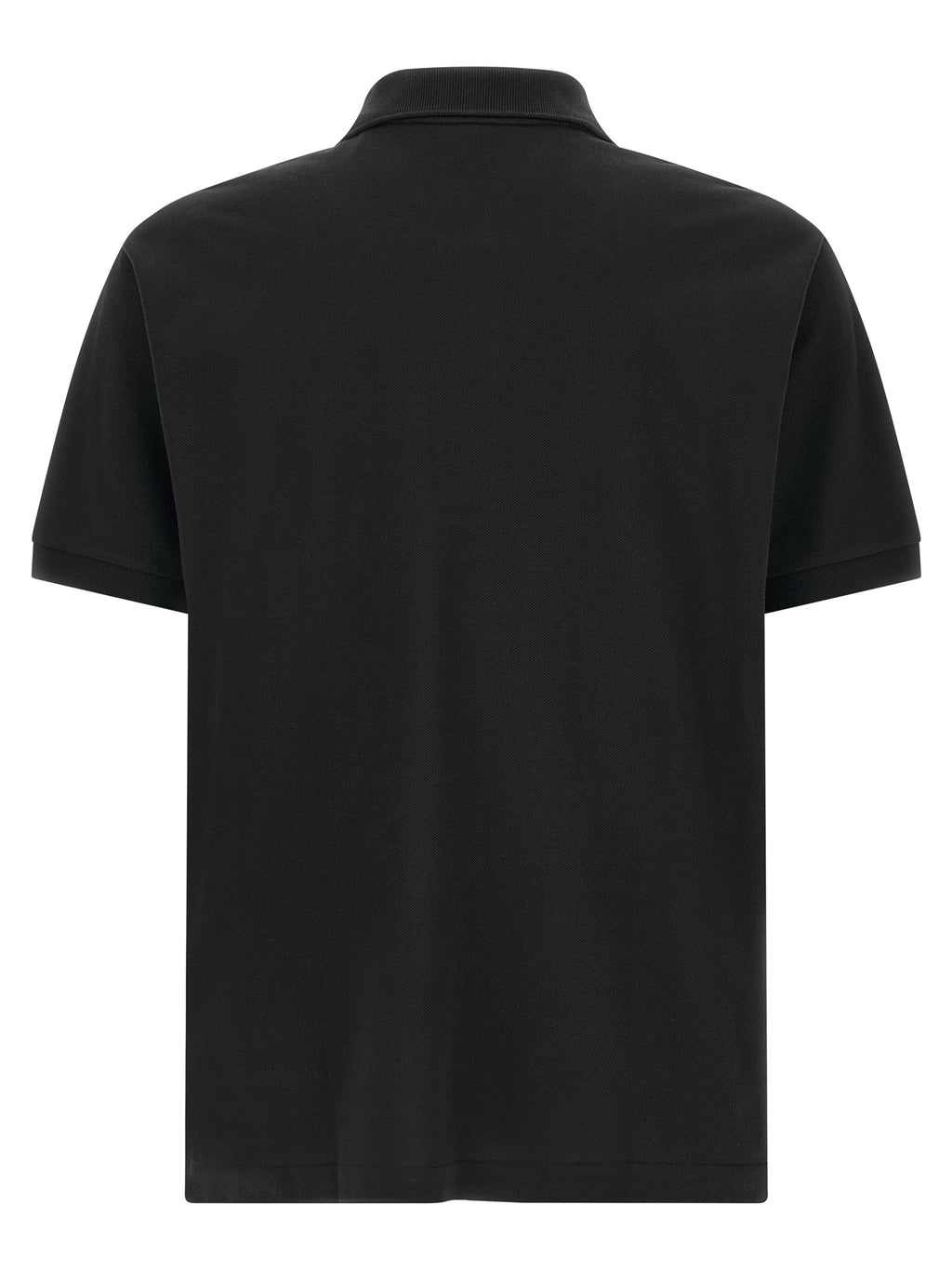 Black Cotton Polo Shirt