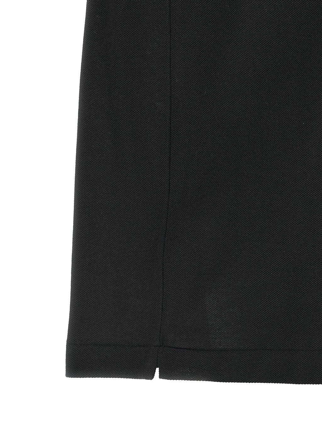 Black Cotton Polo Shirt