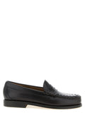 Brown Cowhide Slip-On Loafers
