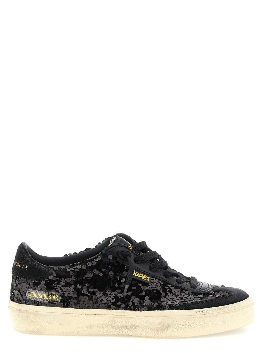 Black Leather Low Top Sneakers