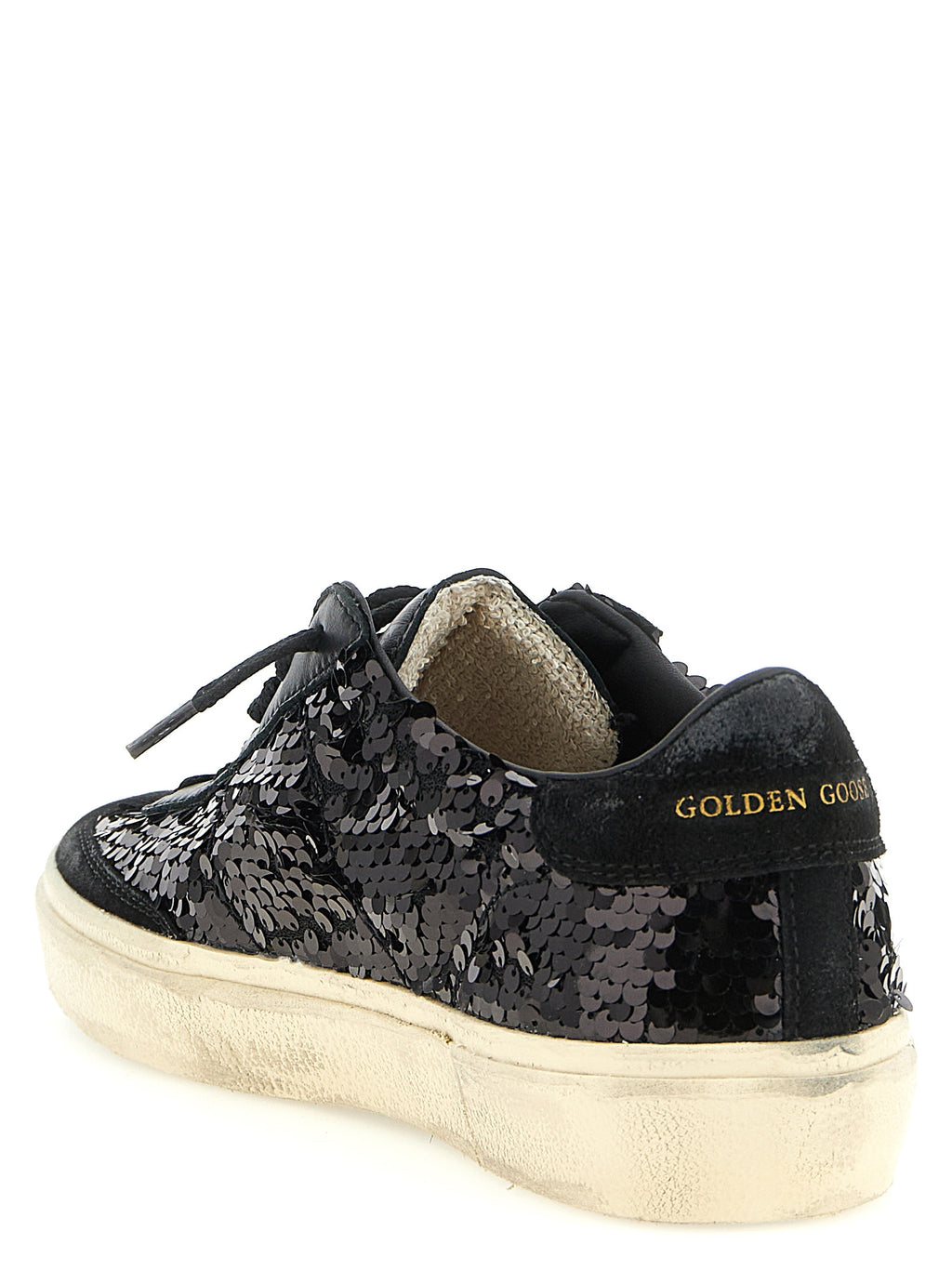 Black Leather Low Top Sneakers