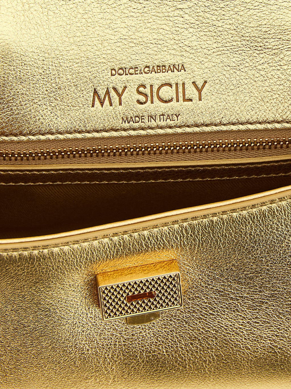 Gold Calfskin Handbag