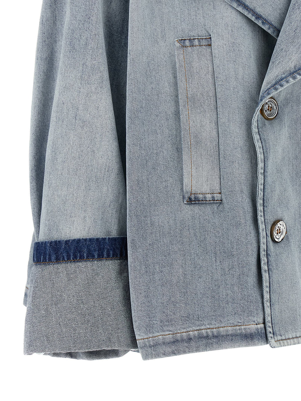 Blue Cotton Denim Jacket