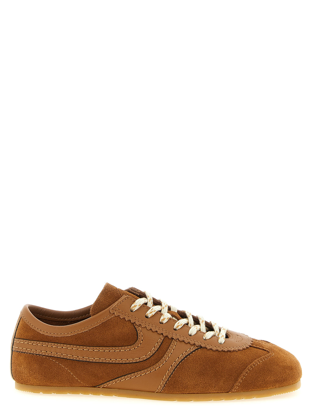 Brown Calfskin Sneakers