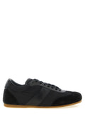 Black Polyamide Athletic Sneakers