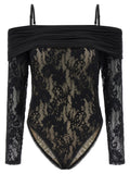 Black Polyamide Bodysuit