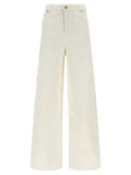 White Cotton Boyfriend Jeans