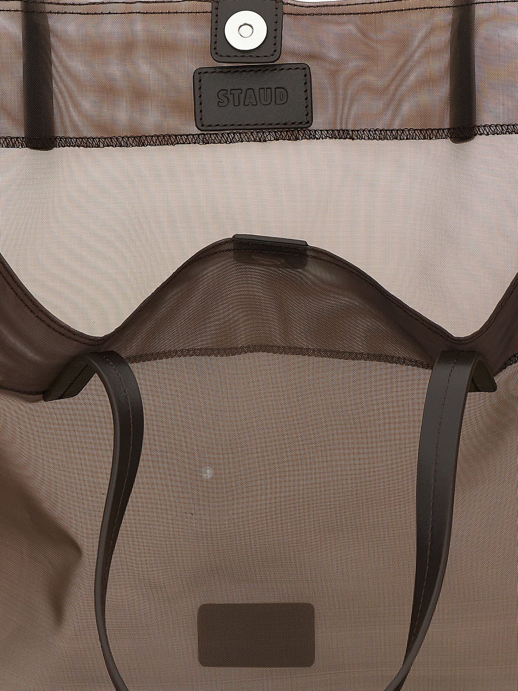 Brown Polyamide Tote Bag