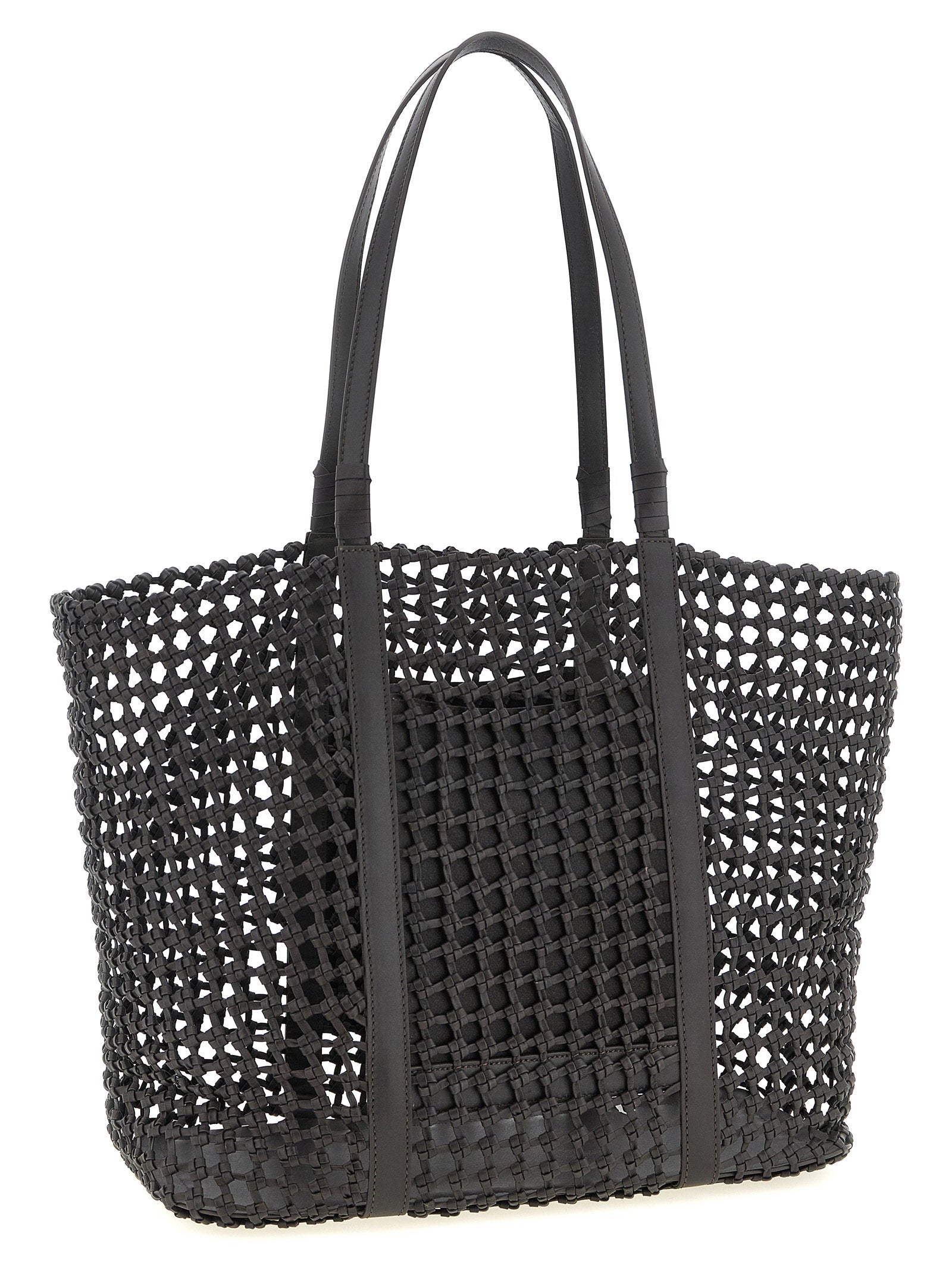 Brown Cowhide Tote Bag