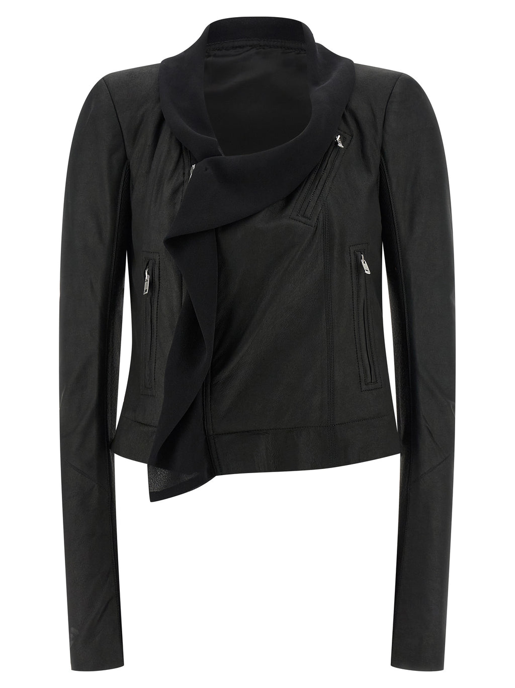 Black Lamb Leather Leather Jacket
