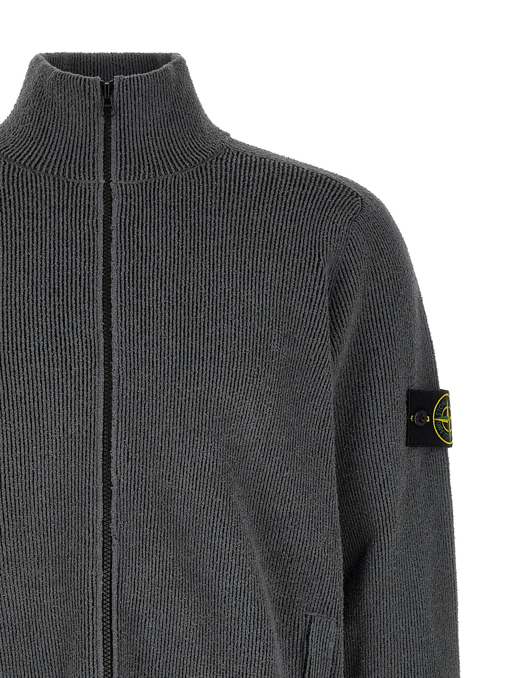 Gray Cotton Cardigan