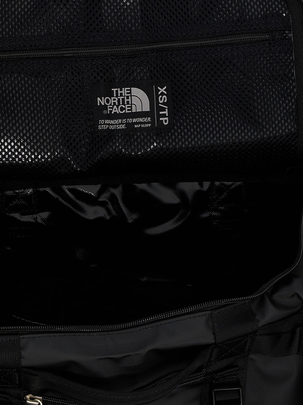 Black Recycled Polyester Backpack
