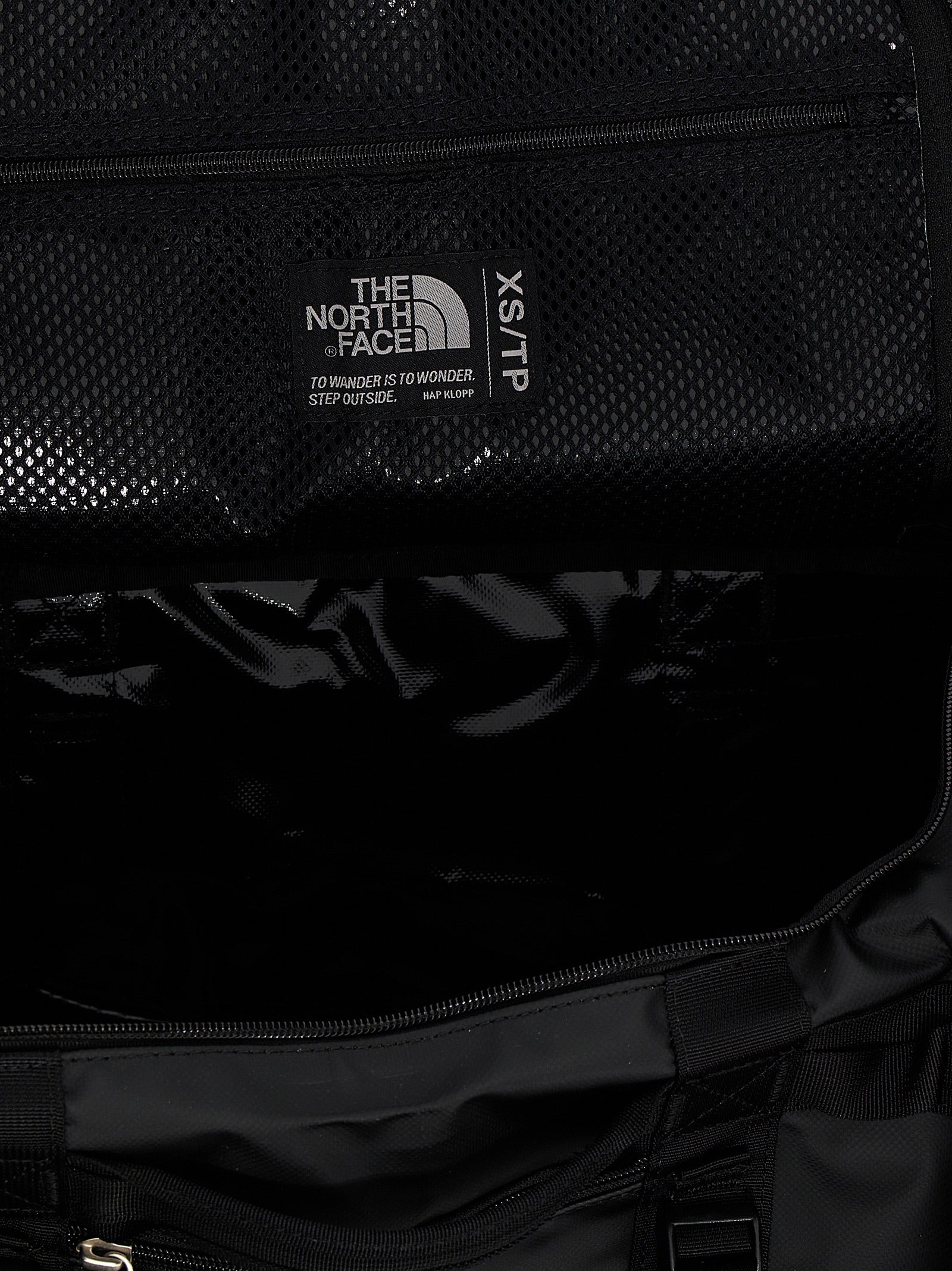 Black Recycled Polyester Backpack
