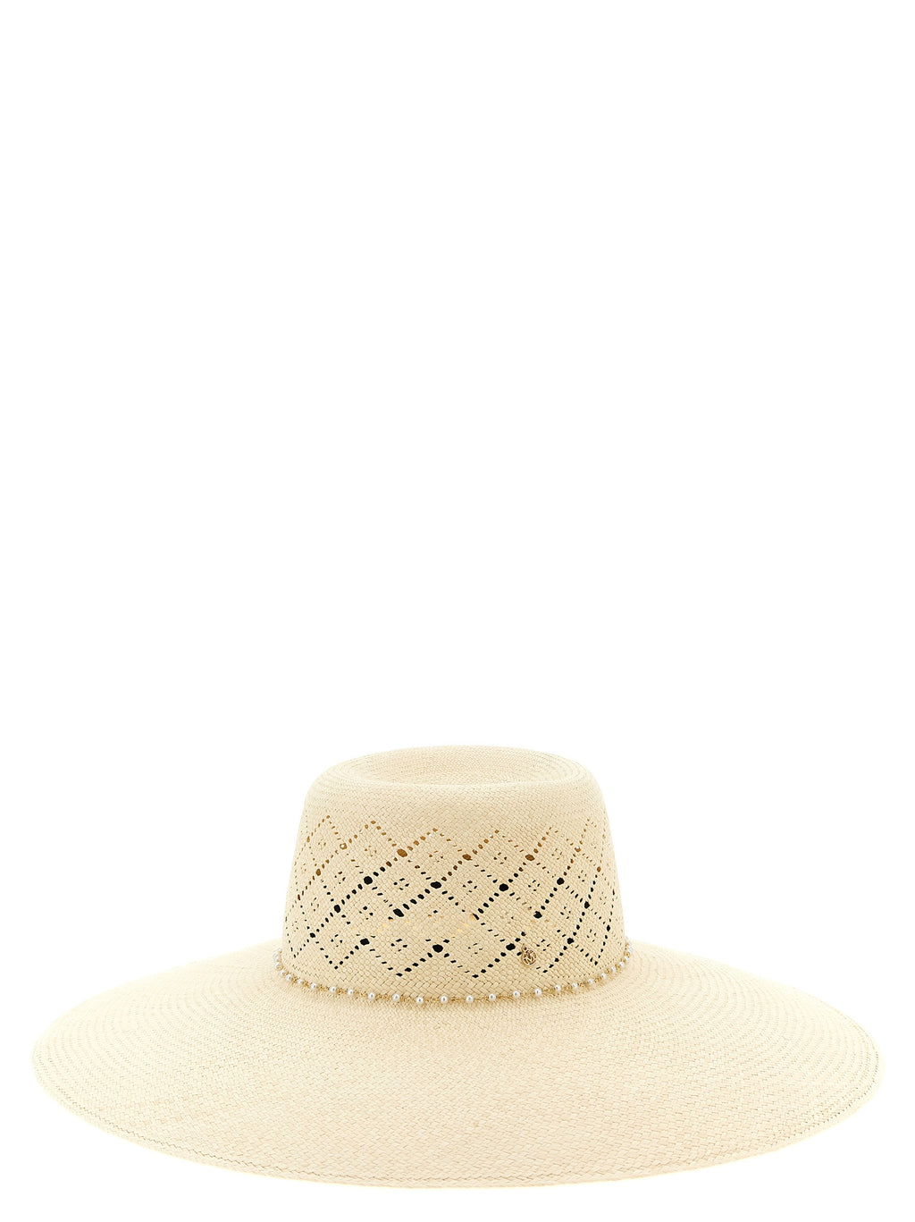 Beige Fabric Sunhat