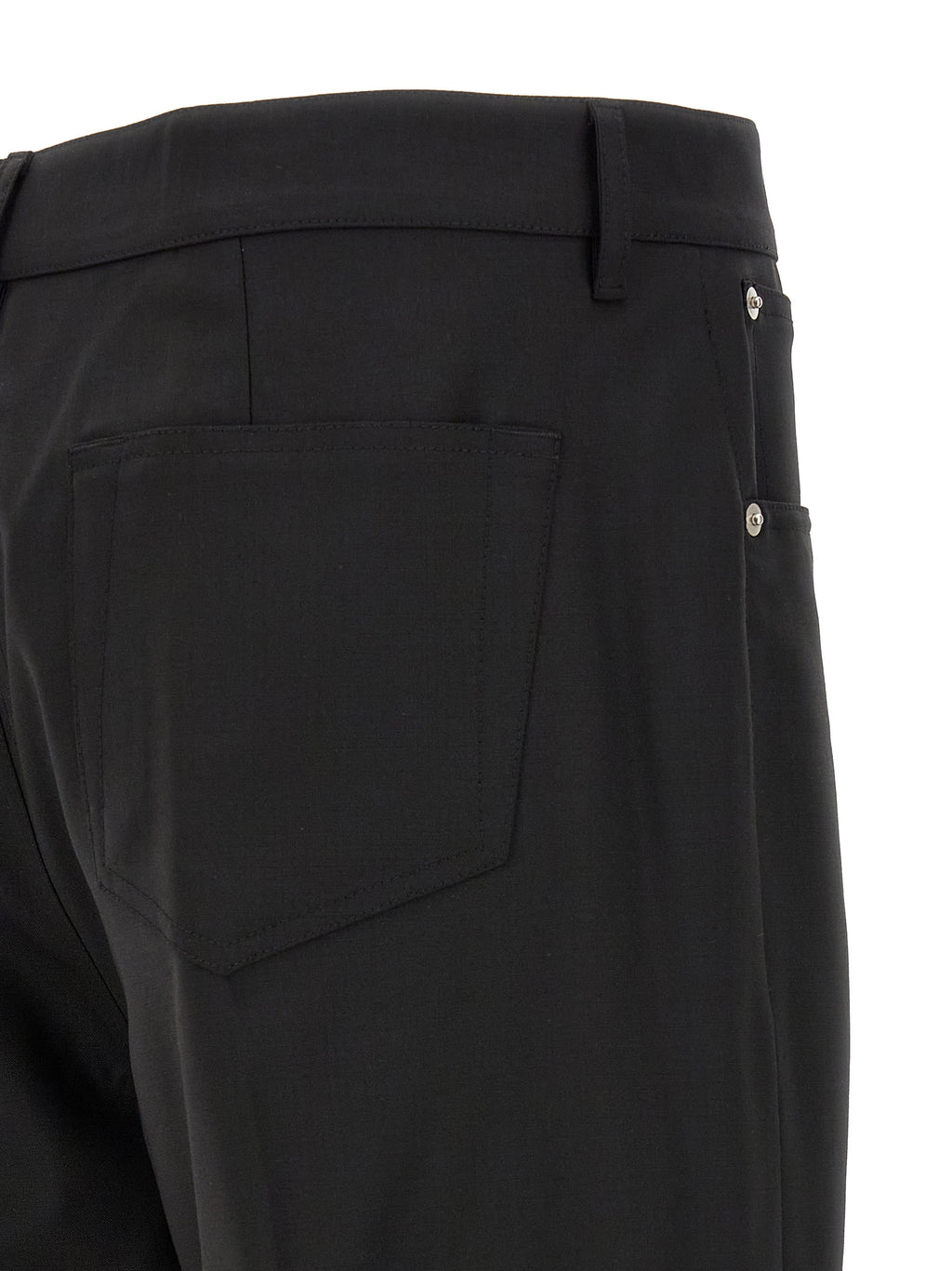 Black Wool Jeans Denim