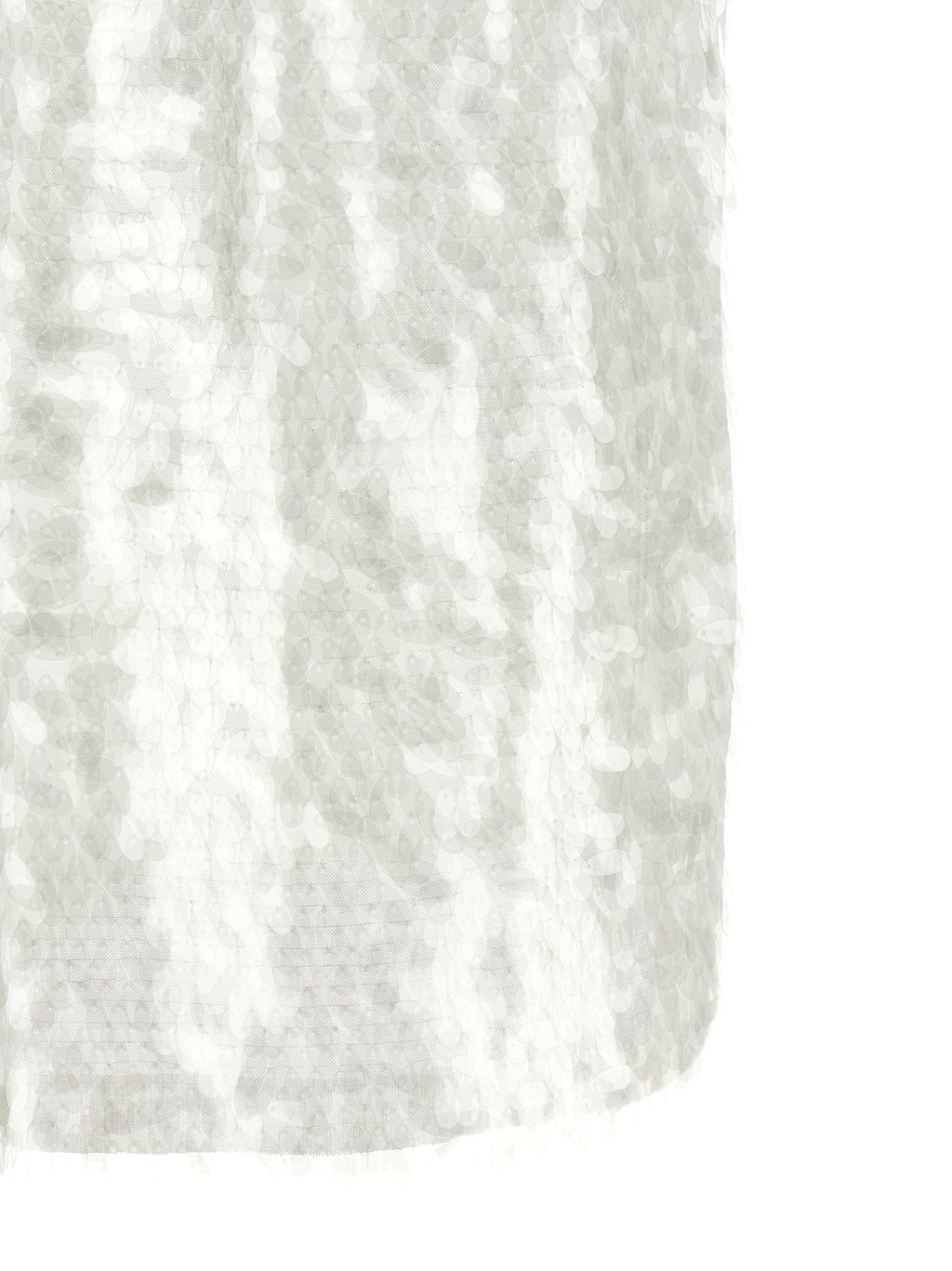 White Polyamide Tank Tops