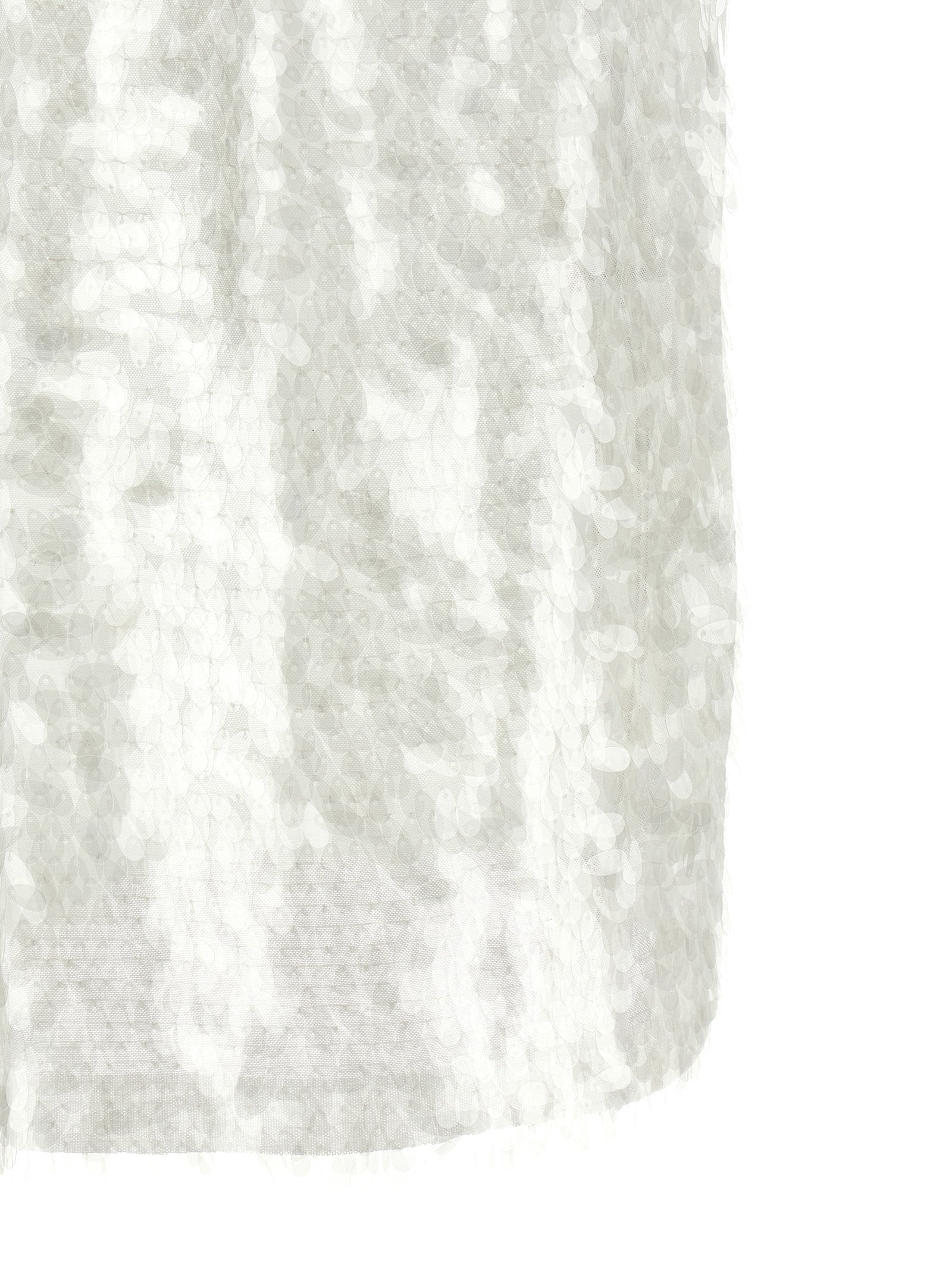 White Polyamide Tank Tops