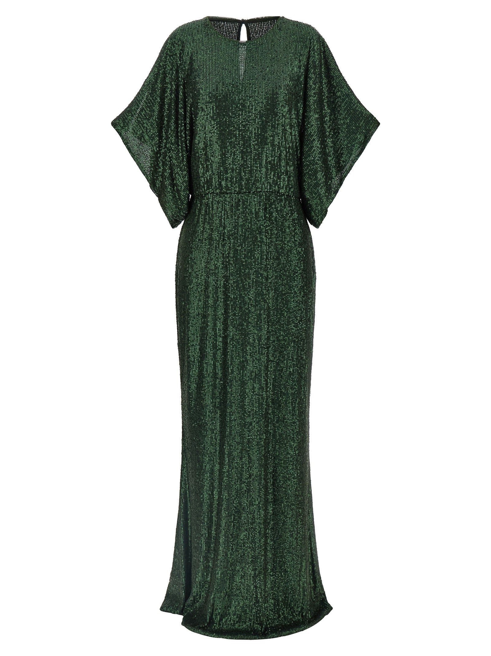 Bicolor Polyester Long Dress
