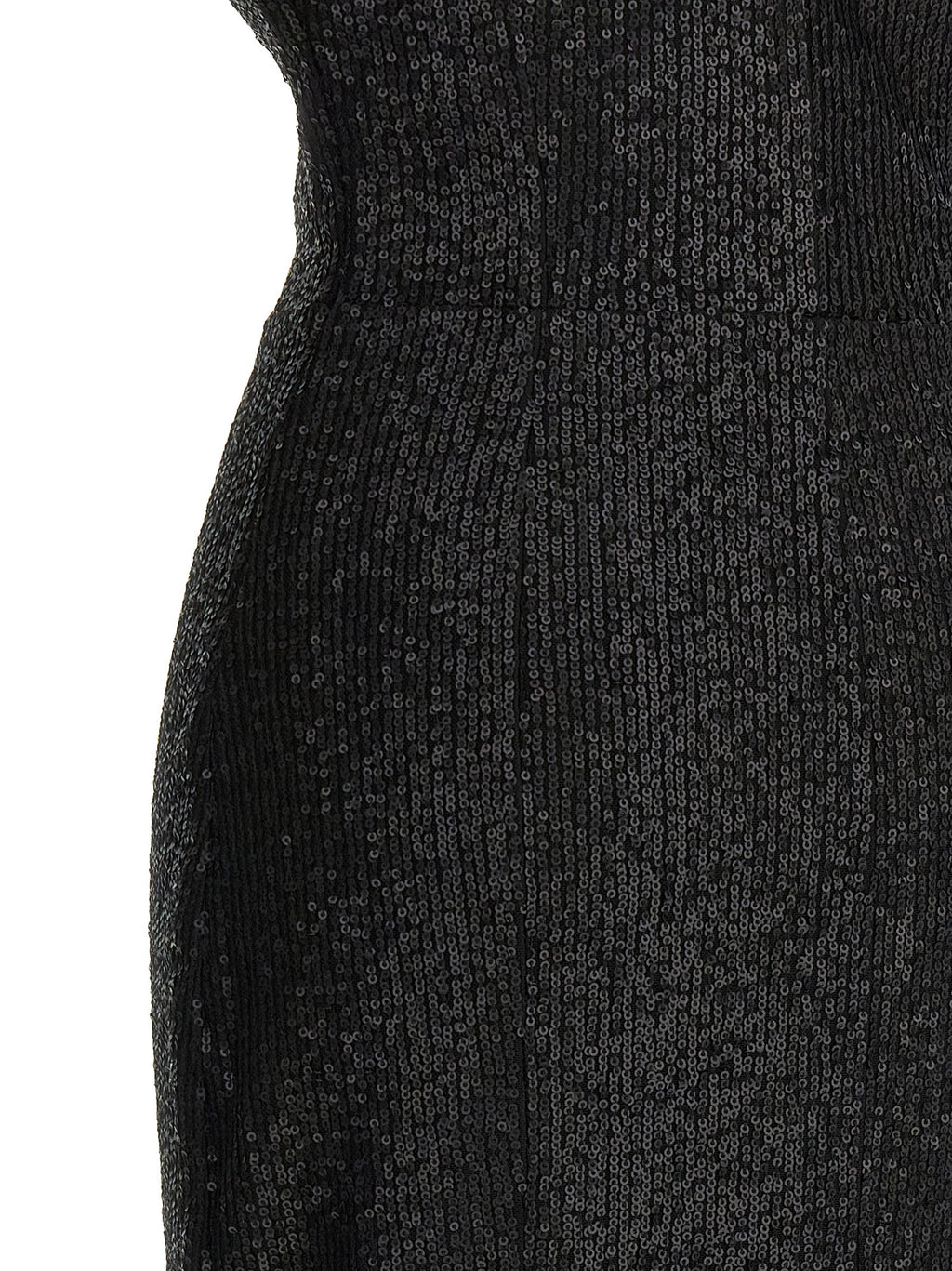 Black Polyester Long Dress