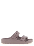 Purple Synthetic Flat Sandals