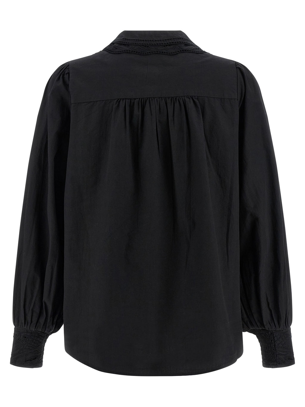 Black Cotton Blouse