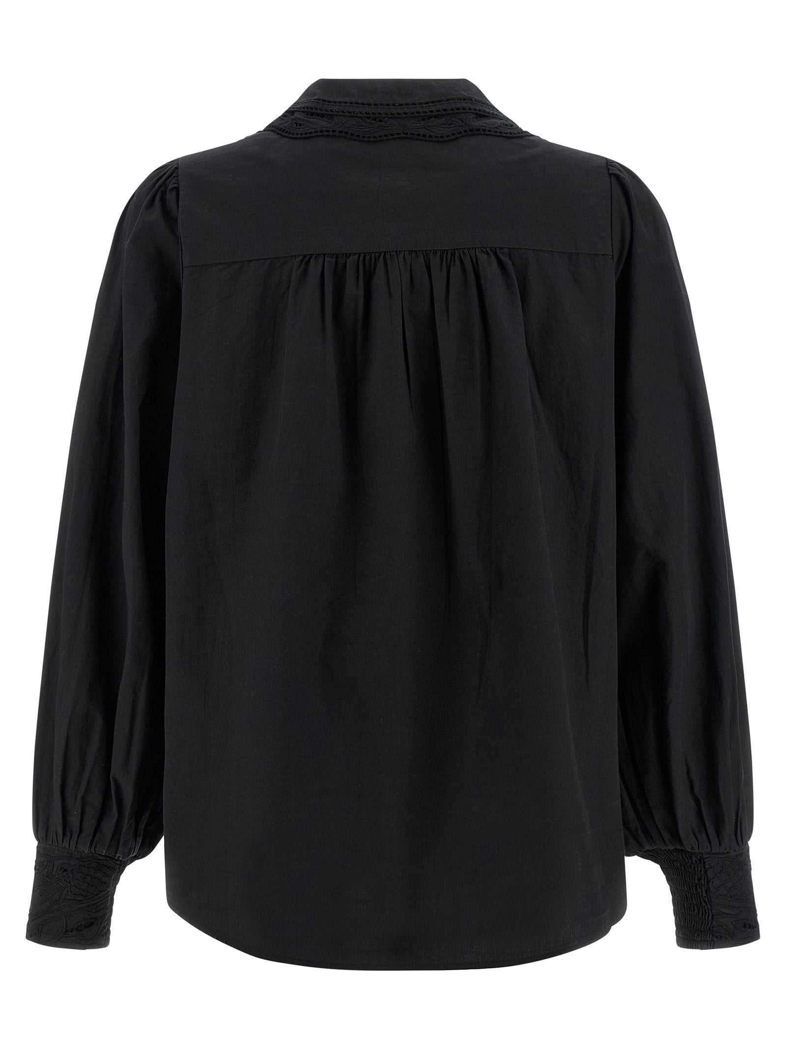 Black Cotton Blouse
