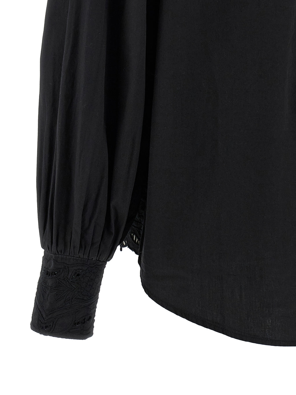 Black Cotton Blouse