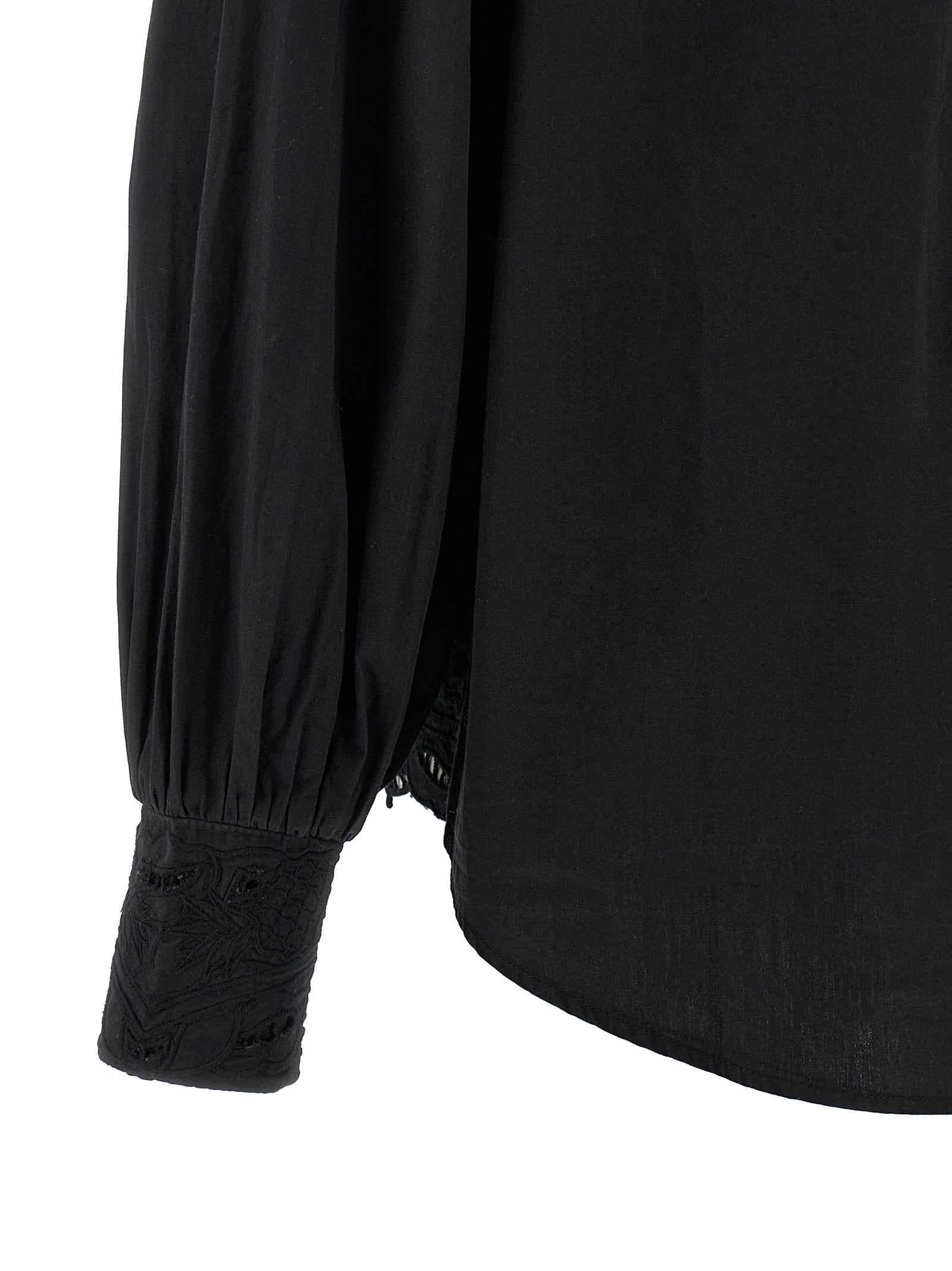 Black Cotton Blouse