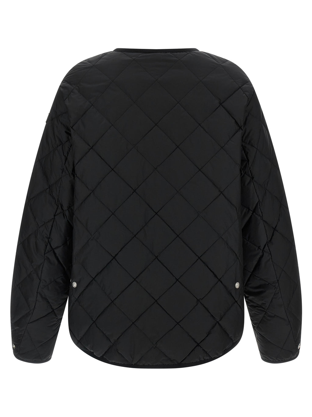 Black Nylon Bomber