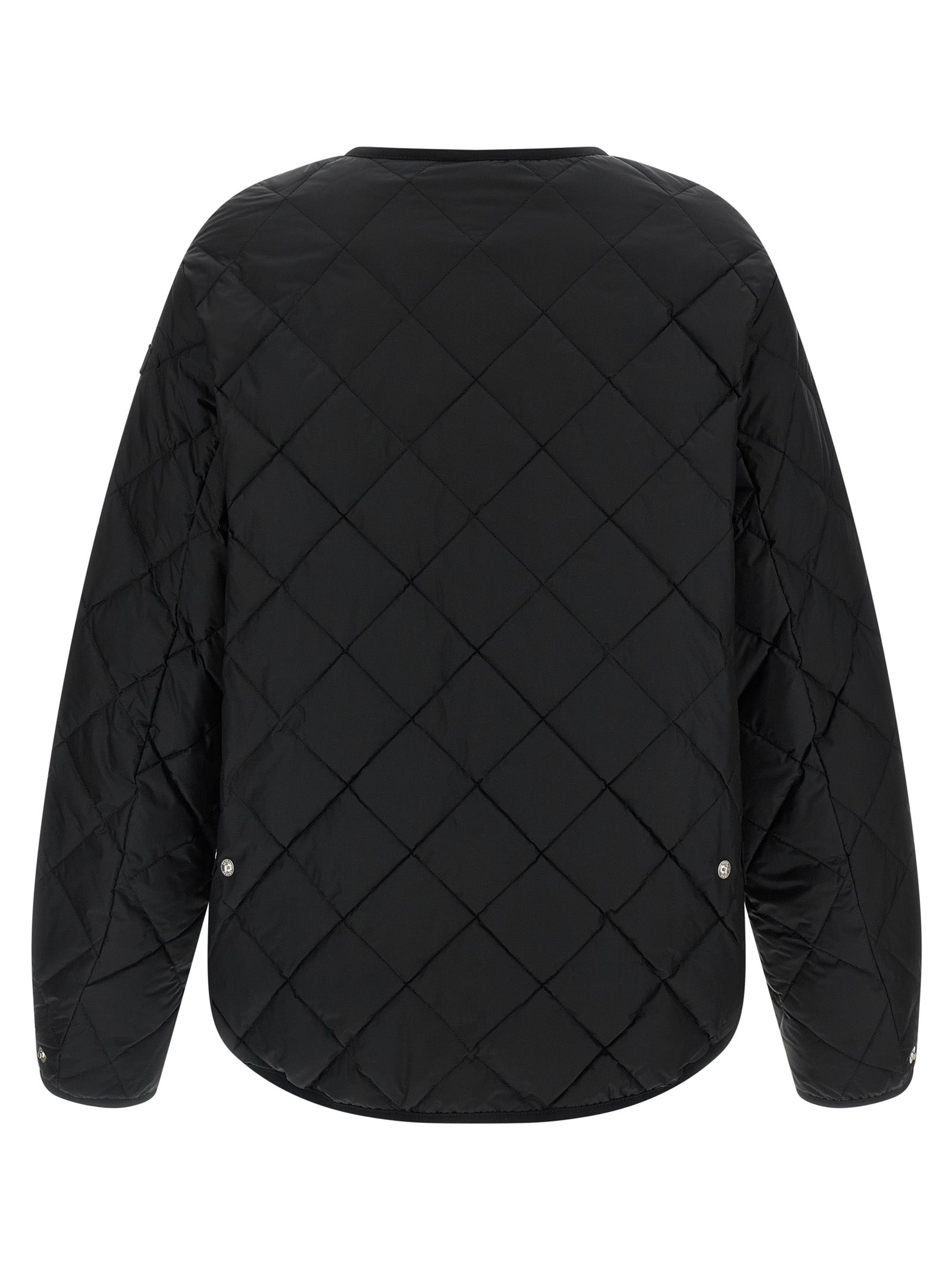 Black Nylon Bomber