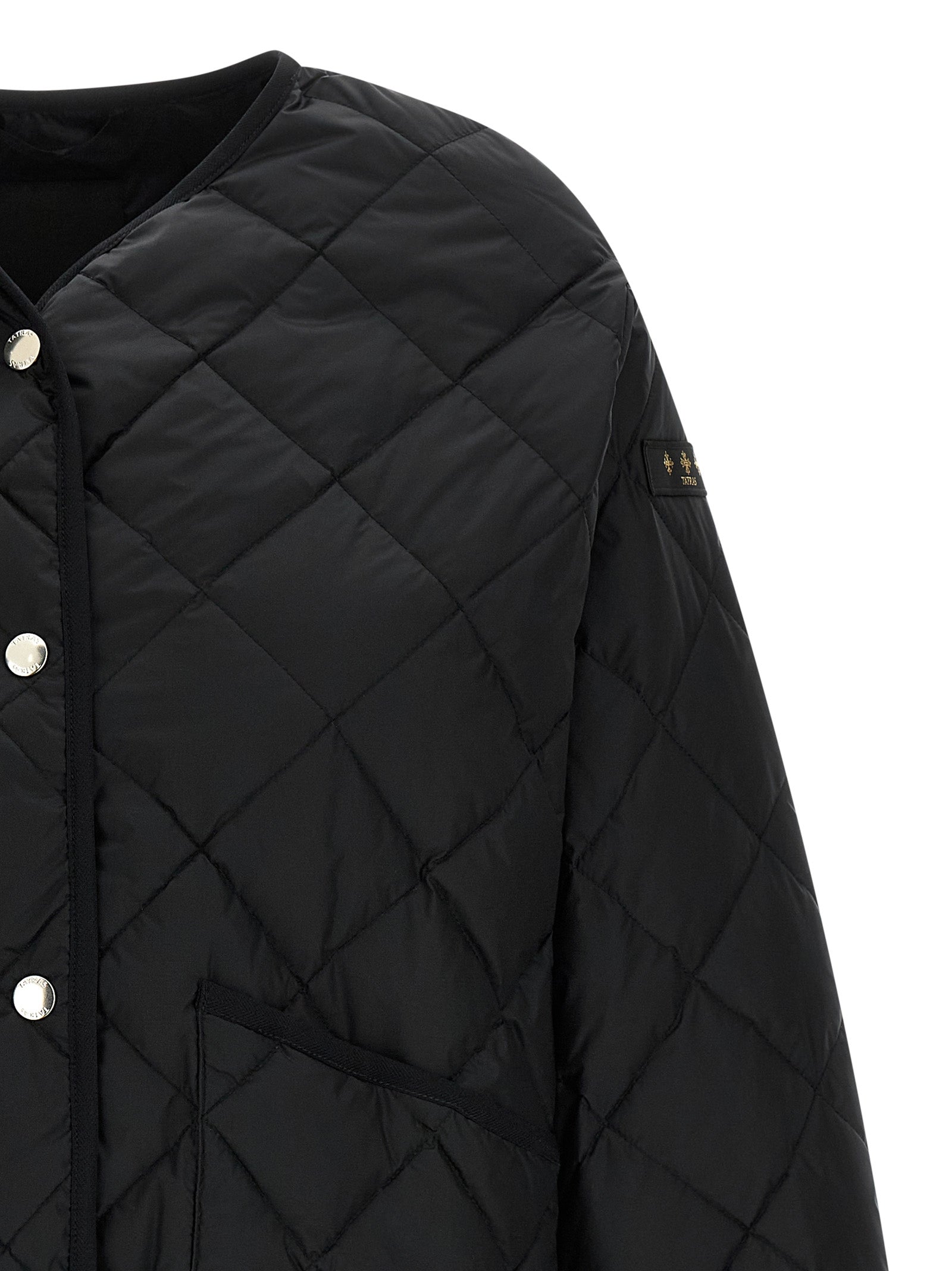Black Nylon Bomber