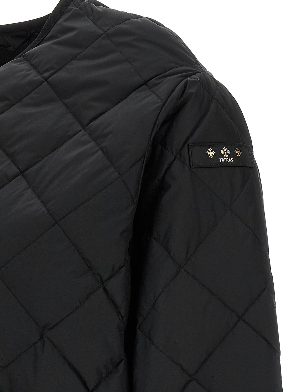Black Nylon Bomber
