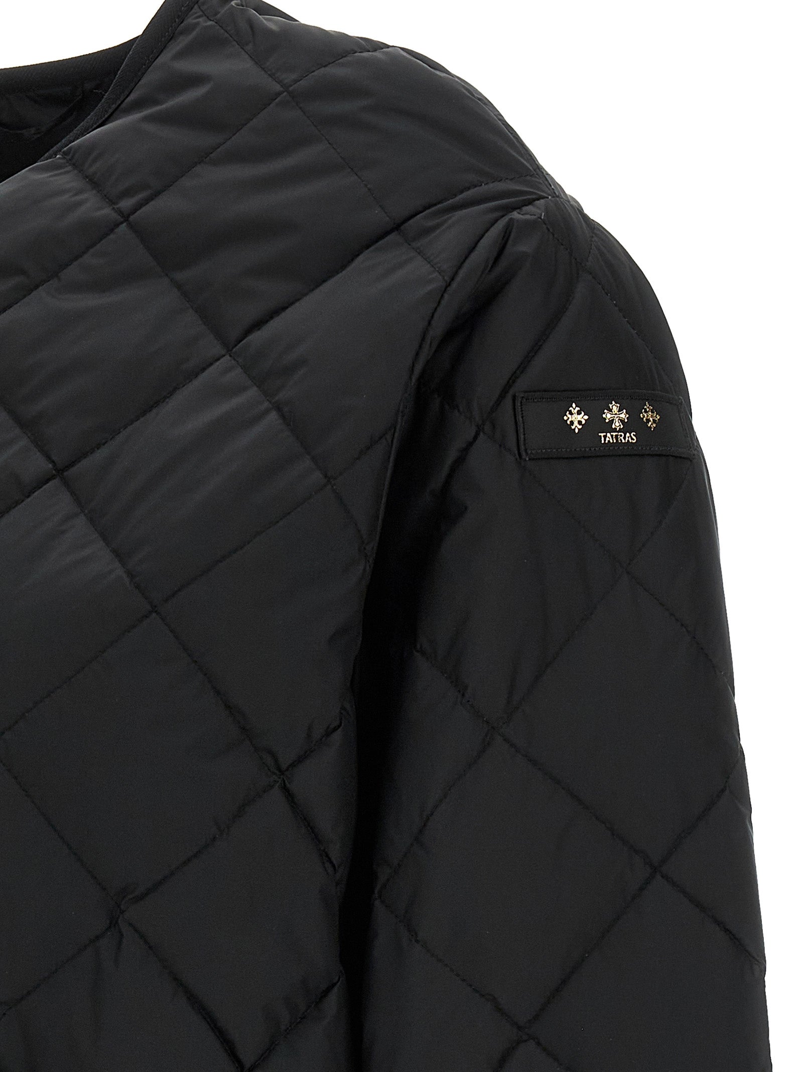 Black Nylon Bomber