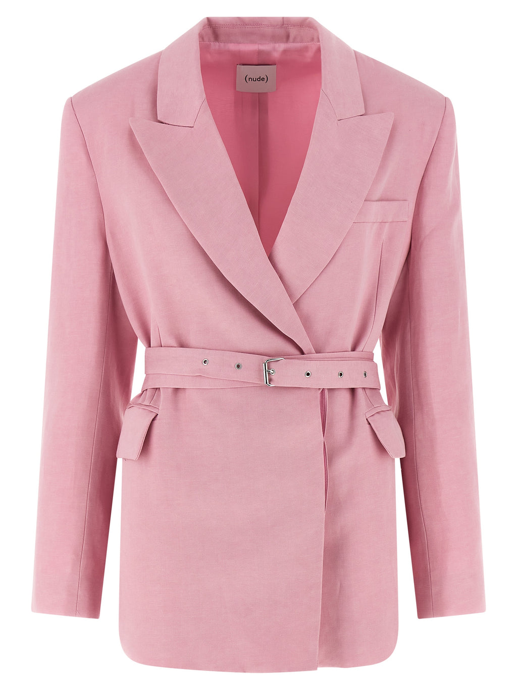 Multicolor Linen Blazer