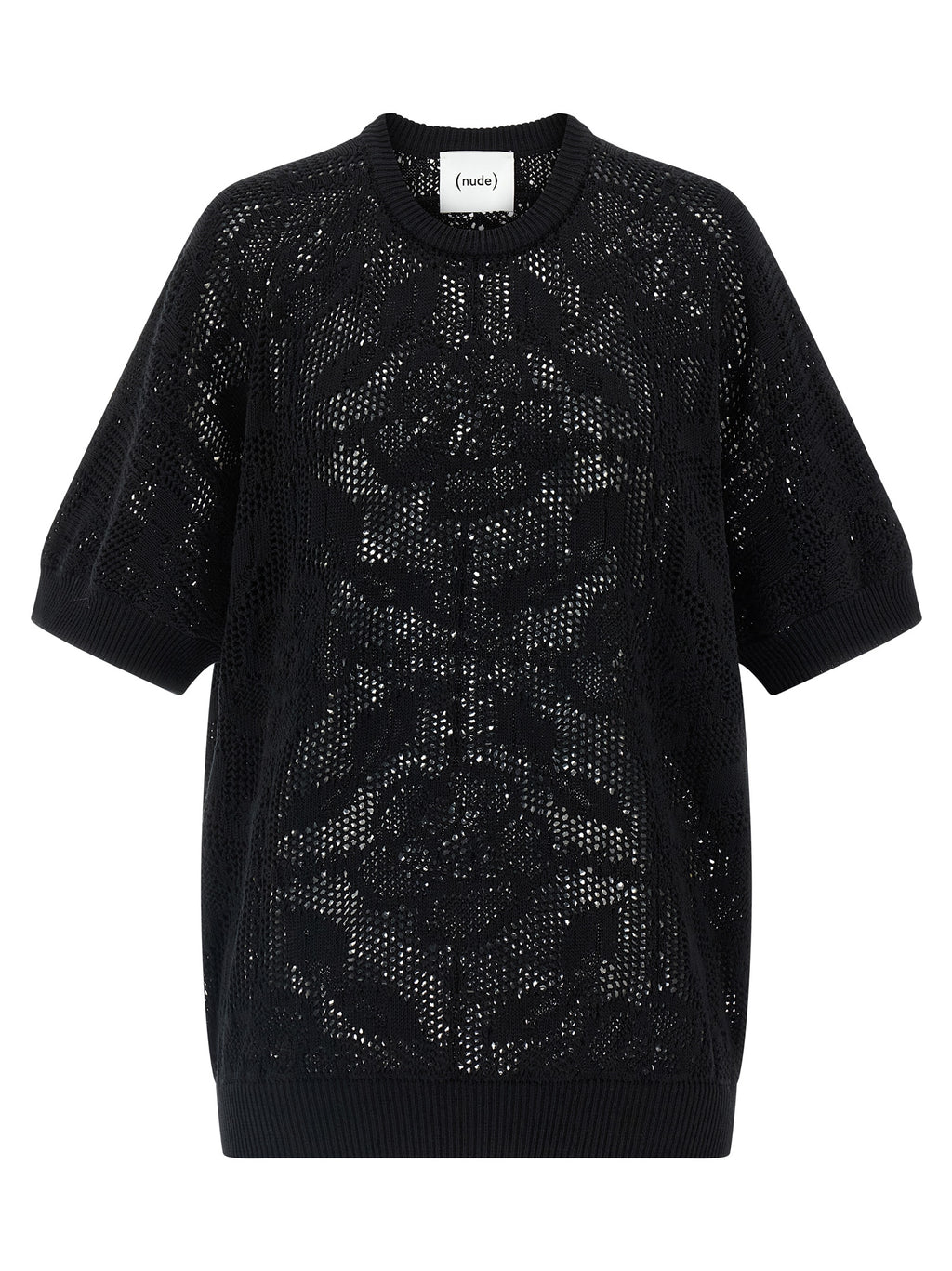 Black Cotton Cardigan