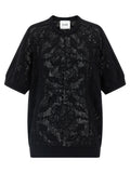 Black Cotton Cardigan