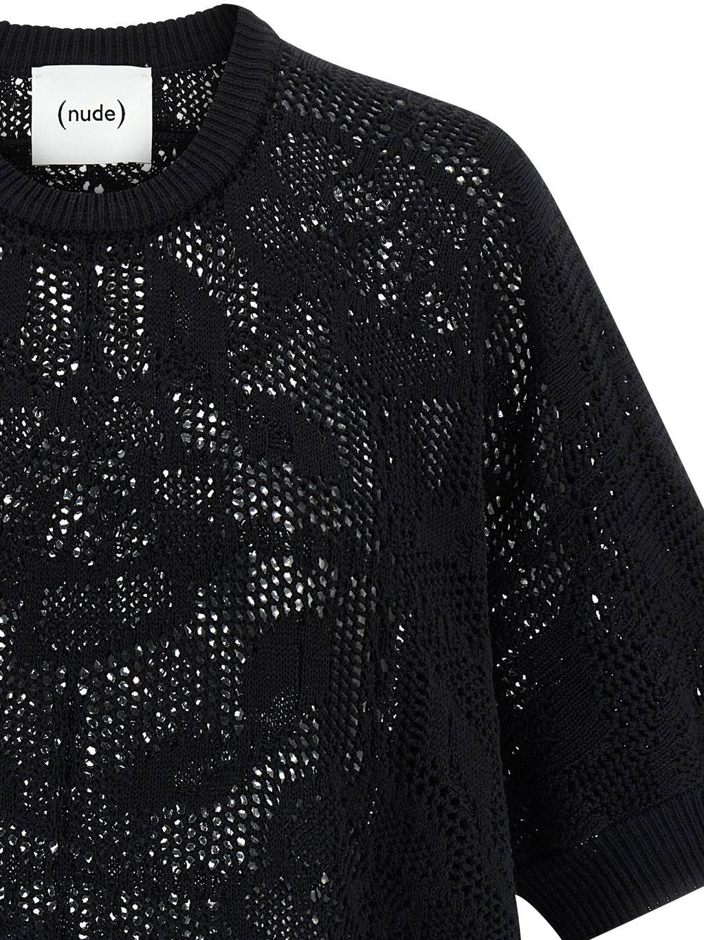 Black Cotton Cardigan