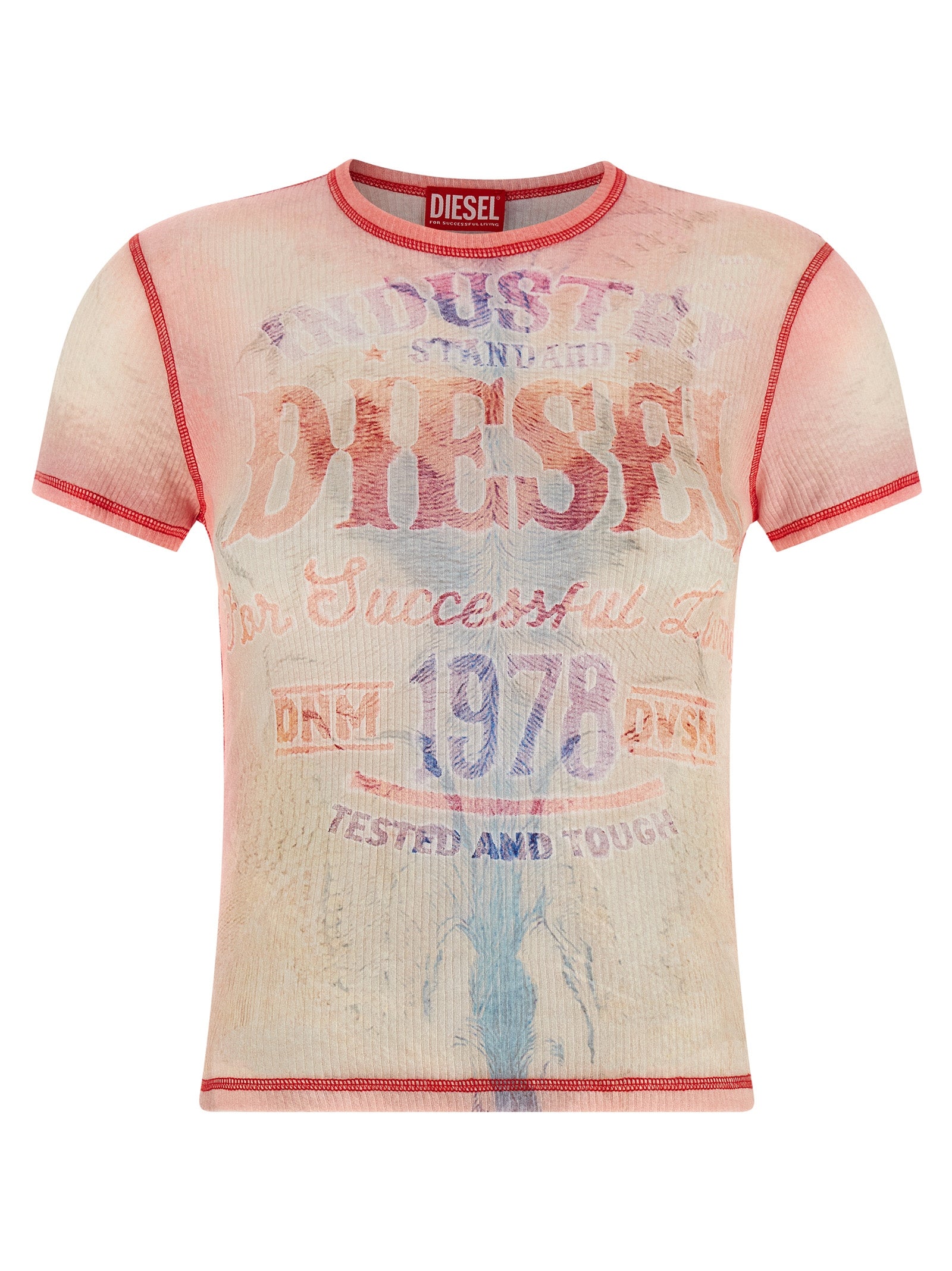 Multicolor Cotton T-Shirt