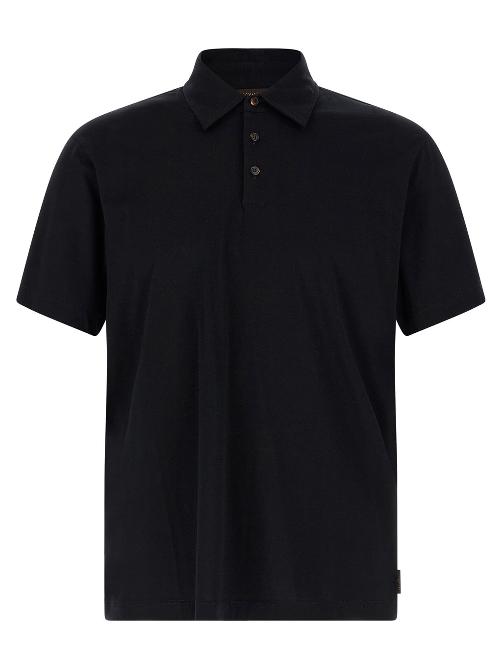 Blue Cotton Polo Shirt