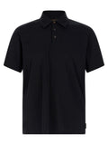 Blue Cotton Polo Shirt