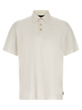 White Cotton Polo Shirt
