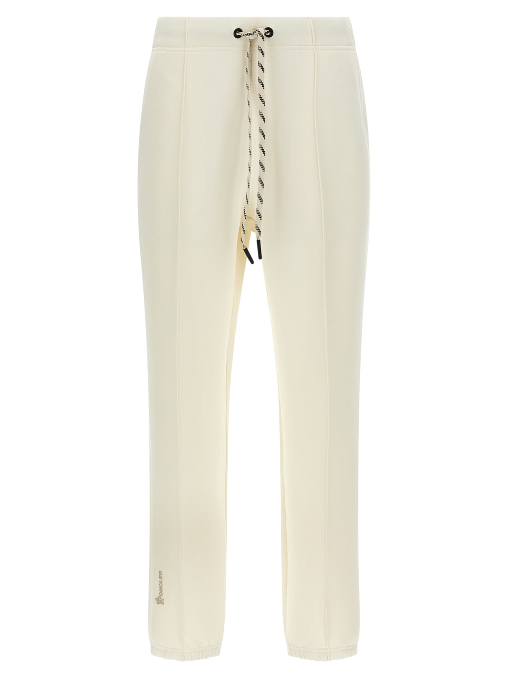 White Polyester Joggers (Workout Pants)