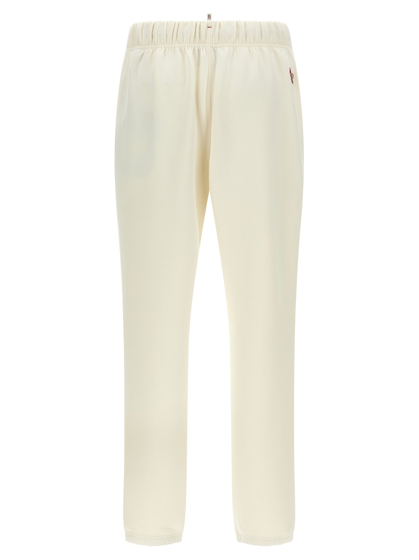 White Polyester Joggers (Workout Pants)