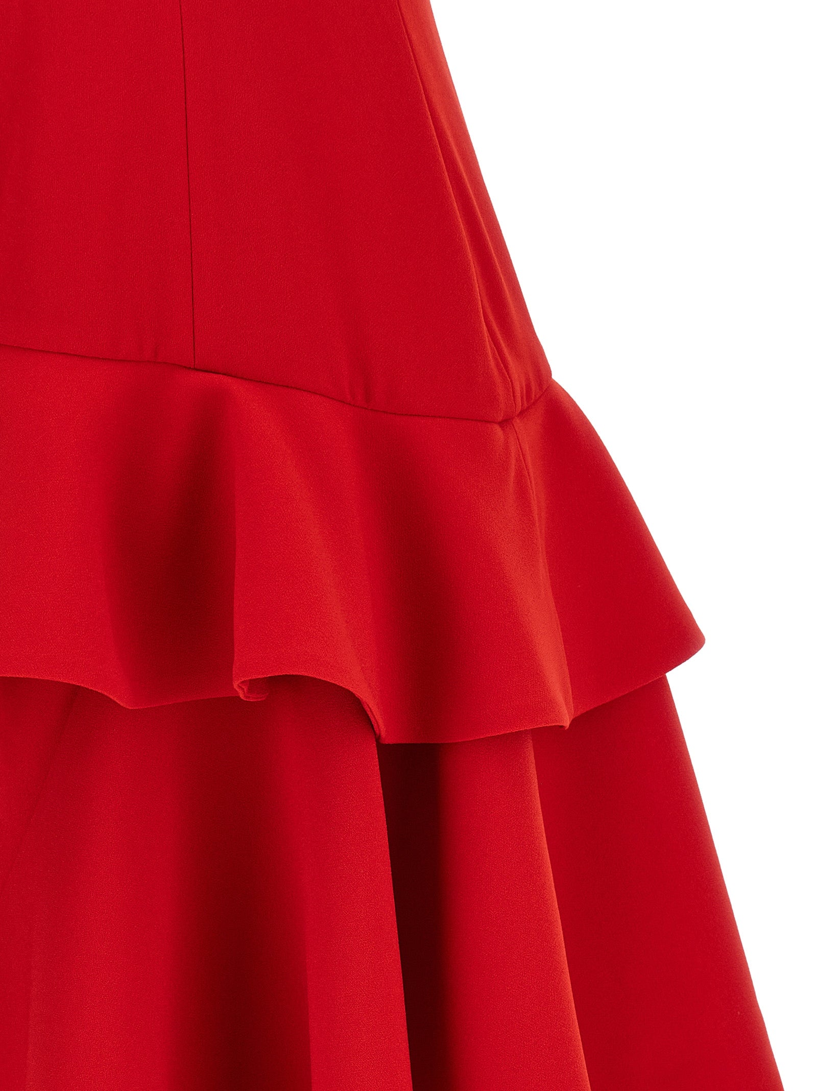 Multicolor Polyester Midi Dress
