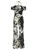 Bicolor Polyester Jumpsuit